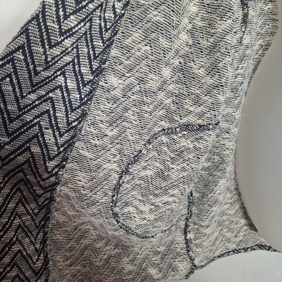 Jones New York Womens Open Front Cardigan Jacket Chevron Knit Chunky Small P - Picture 7 of 13
